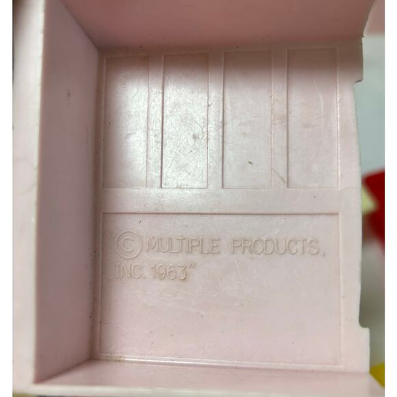 Vtg Doll House Furniture Lot 71+pc   50’s 60’s Ideal Allied Blue Box Marx MPc - Picture 6 of 13